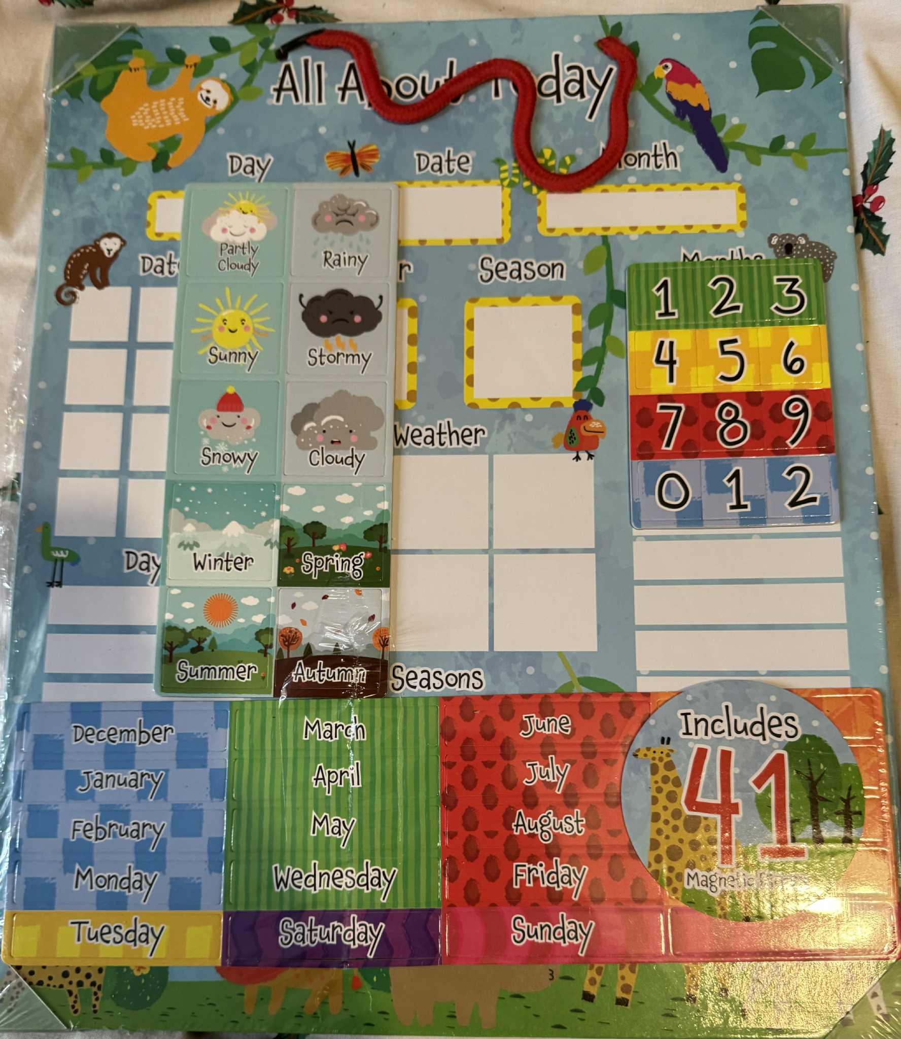 Magnetic Season and Date Calendar