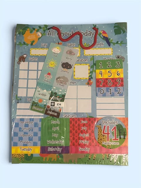 磁性季节和日期日历