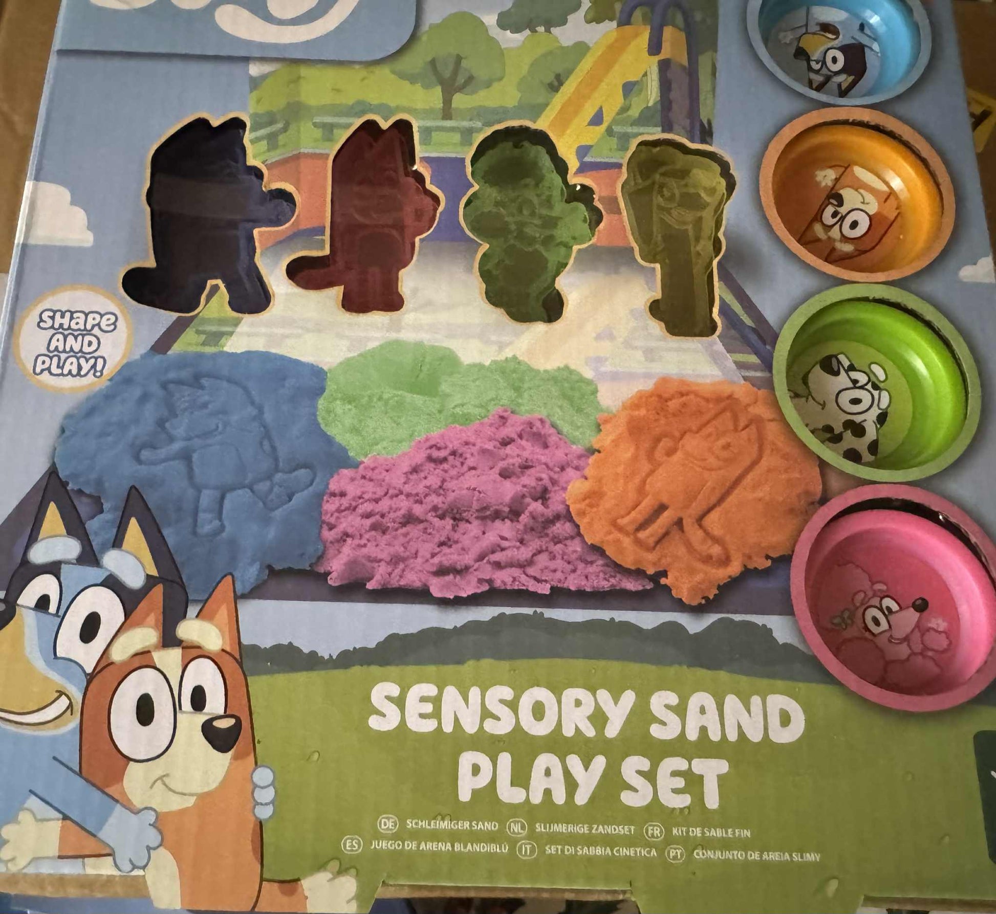 Bluey Sensory Sand Play set