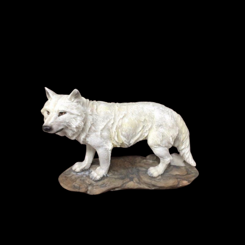 Lisa Parker Protector of the North White Wolf Figurine