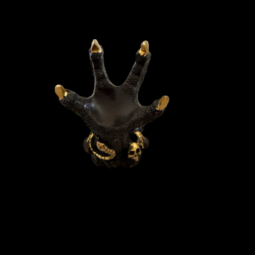 Gothic Dragon Claw Crystal Ball Stand