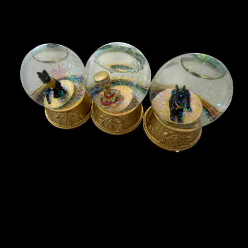 Set of 3 Egyptian Water Globes