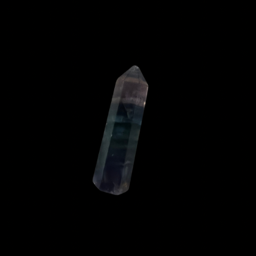 Rainbow Fluorite Crystal Tower Point