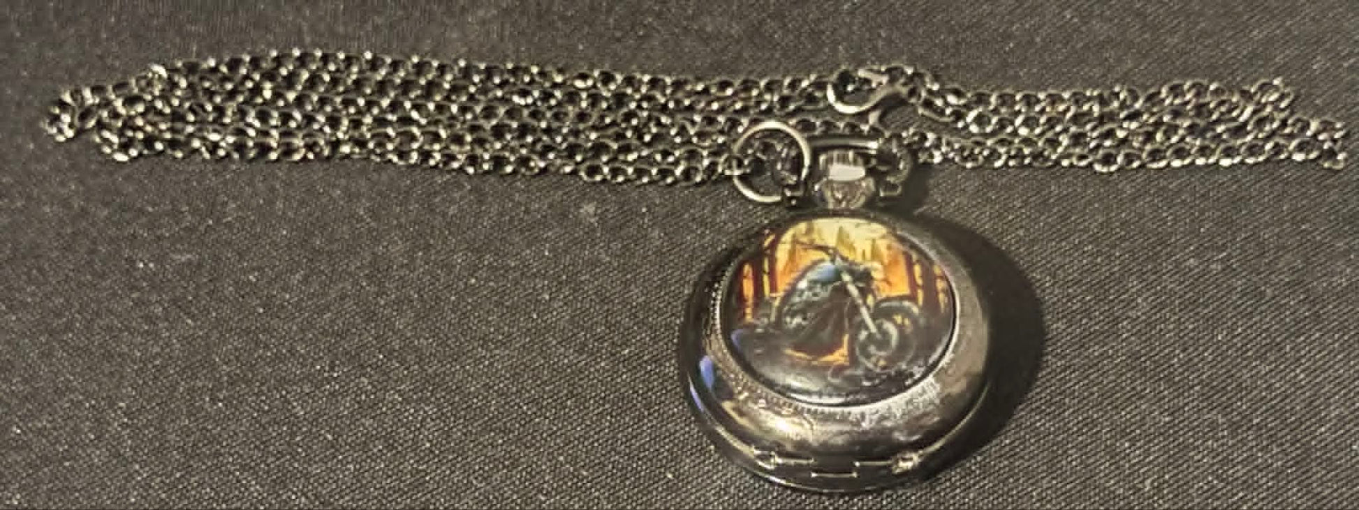 Biker Minature Pocket Watch