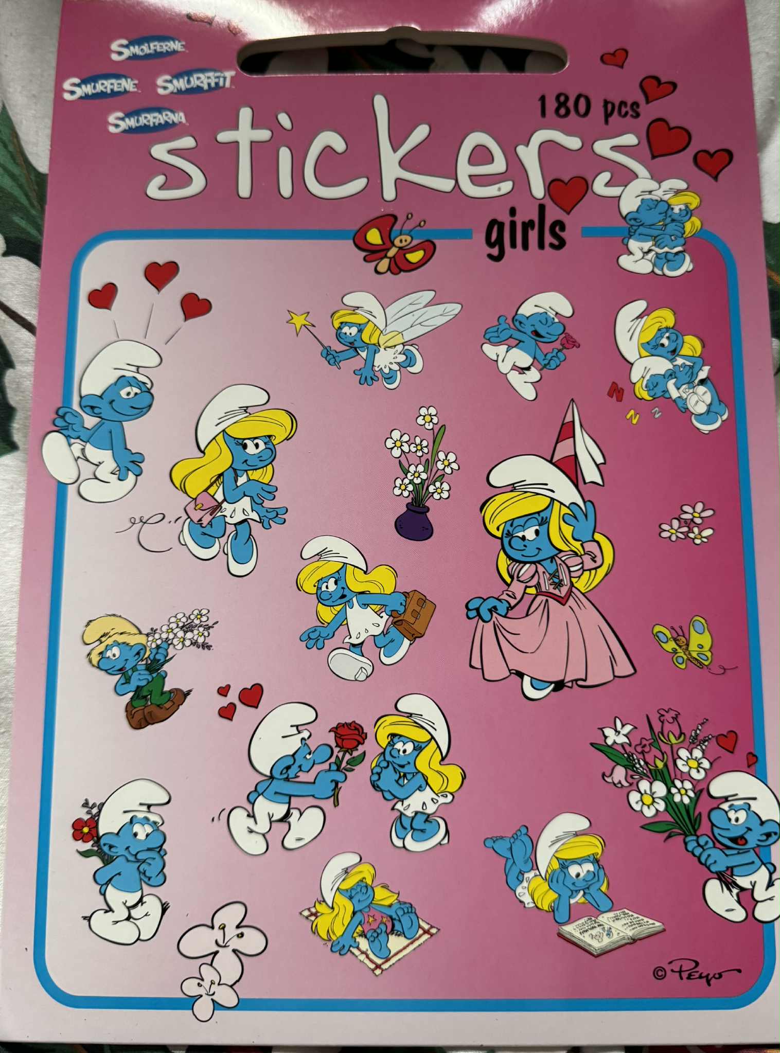 Smurfette 180pc Sticker Pack