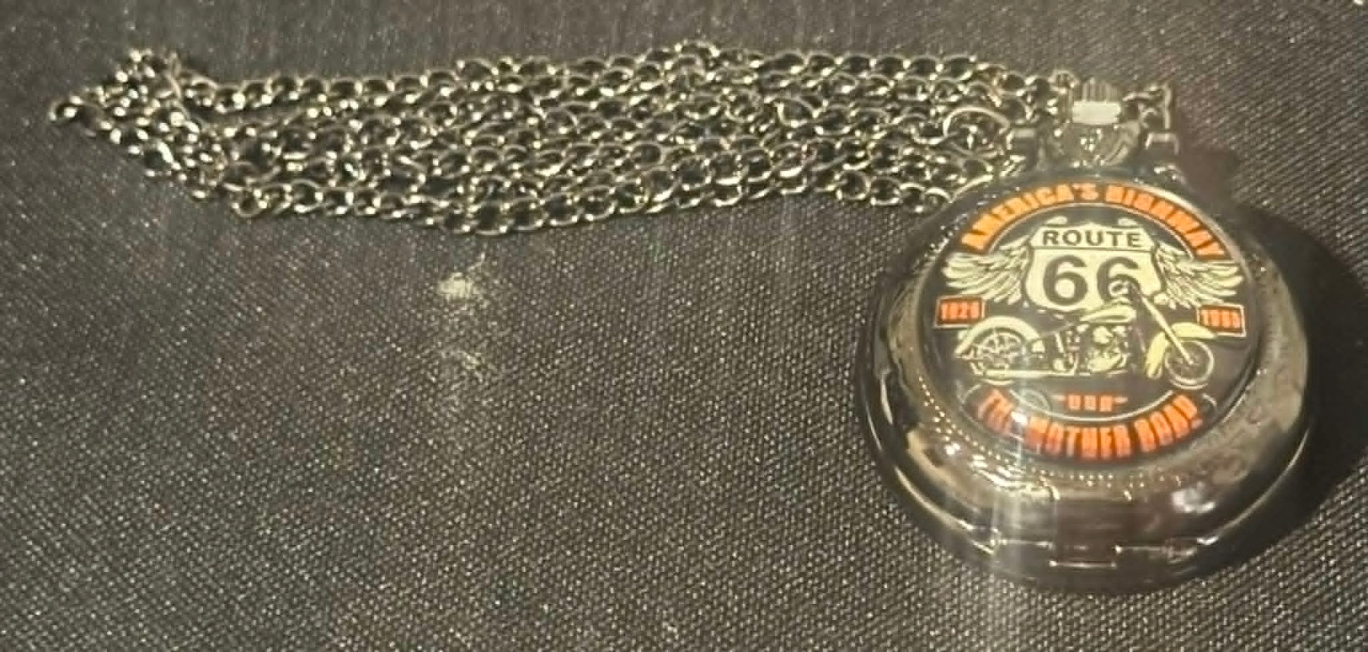 Route 66  Miniature Pocket Watch
