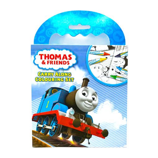 Thomas The Tank Carry Along Colouring Set